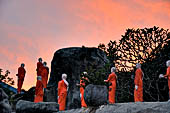 Dambulla cave. The Golden Temple at the site entrance.