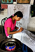 Batik shop near Dambulla.