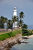 Galle - the  lighthouse (xx c) of Point Utrecht Bastion.