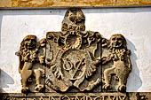 Galle - the Old Gate, the coat of arms of the Dutch East India Company.