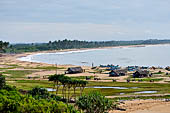 Ussangoda, the fishing village.