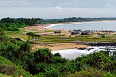 Ussangoda, the fishing village.