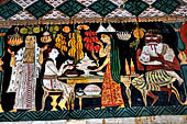 Mulkirigala cave temples - The second cave of the first terrace contains beautiful Kandyan-style paintings of Jataka stories.