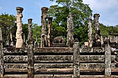 Polonnaruwa - The Lotus Mandapa. 