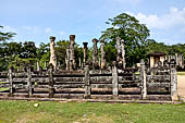 Polonnaruwa - The Lotus Mandapa. 