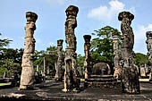 Polonnaruwa - The Lotus Mandapa. 