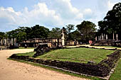 Polonnaruwa - The Bodhisattva shrine in the Quadrangle. 