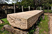 Polonnaruwa - The Quadrangle. The Gal Pota (Book of Stone).