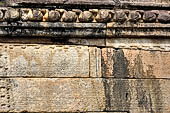 Polonnaruwa - The Hatadage. Details of the inscription.