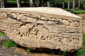 Polonnaruwa - The Quadrangle. The Gal Pota (Book of Stone). 