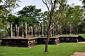 Polonnaruwa - The area of the Alahana Pirivena (Monastery of the Cremation Grounds). 