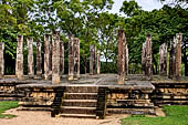 Polonnaruwa - The area of the Alahana Pirivena (Monastery of the Cremation Grounds). 