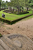 Polonnaruwa - The area of the Alahana Pirivena (Monastery of the Cremation Grounds). 