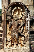 Polonnaruwa - The Hatadage.  Guardstone. 