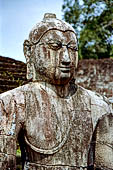 Polonnaruwa - the Vatadage. Meditating Buddha of the South. 