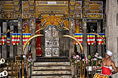 Kandy - The Sacred Tooth Relic Temple, The shrine doorway. 