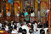 Kandy - The Sacred Tooth Relic Temple, the Recitation Hall in front of the entrance of the Tooth Relic chamber.