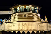 Kandy - The Sacred Tooth Relic Temple, the octagonal tower.