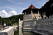 Kandy - The Sacred Tooth Relic Temple, the octagonal tower with the inner 'wall of ripples' and the outer 'wall of clouds'