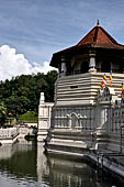 Kandy - The Sacred Tooth Relic Temple, the octagonal tower. 