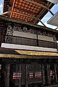 Kandy - The Sacred Tooth Relic Temple, decorations of the main shrine.