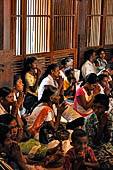 Kandy - The Sacred Tooth Relic Temple, the Recitation Hall in front of the entrance of the Tooth Relic chamber.