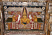 Kandy - The Sacred Tooth Relic Temple, decorations of the main shrine.