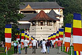 Kandy - The Sacred Tooth Relic Temple, the octagonal tower.