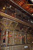 Kandy - The Sacred Tooth Relic Temple, decorations of the main shrine.