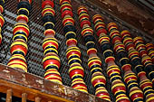 Kandy - The Sacred Tooth Relic Temple, the Recitation Hall in front of the entrance of the Tooth Relic chamber.