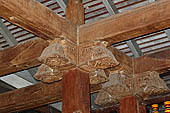 Kandy - The Sacred Tooth Relic Temple, the Recitation Hall in front of the entrance of the Tooth Relic chamber.