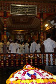 Kandy - The Sacred Tooth Relic Temple, the Recitation Hall in front of the entrance of the Tooth Relic chamber.