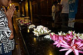 Kandy - The Sacred Tooth Relic Temple, the Recitation Hall in front of the entrance of the Tooth Relic chamber.