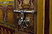 Kandy - The Sacred Tooth Relic Temple, the Recitation Hall in front of the entrance of the Tooth Relic chamber.