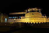 Kandy - The Sacred Tooth Relic Temple, Pathirippuwa of the Dalada Maligawa with the clouds wall running around it.