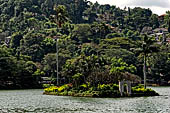 Kandy - The lake near the Temple of the Sacred Tooth Relic. 