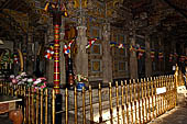 Kandy - The Temple of the Sacred Tooth Relic. Details of the main shrine.