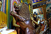 Temple at Wewurukannala (South coast) home to the largest Buddha statue on the island. The image house. 