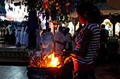 Temple at Wewurukannala (South coast) home to the largest Buddha statue on the island. The full moon ceremonies.