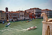 Venezia, Vista del Canal Grande dalla Ca d'Oro col palazzo Morosin. 