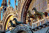 Venezia, Basilica di S. Marco. La quadriga in bronzo dorato (II-III secolo).